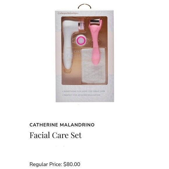 Catherine Malandrino Facial Set – Cleansing Brush Ice Roller & Acne Dot Skincare - Picture 8 of 8